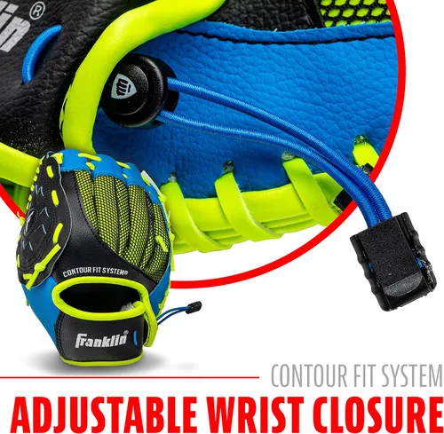 Miniatura 6 de Guantes Franklin Sports con agarre, para T-ball (9.0 pulgadas)
