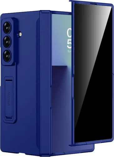 Miniatura 27 de Miimall Funda para Samsung Galaxy Z Fold 5 con protector de pantalla de privacidad, soporte ajustable integrado y protección magnética de bisagra
