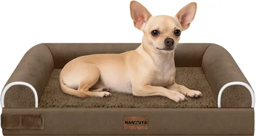 Miniatura 14 de Cama ortopédica lavable para perros medianos y grandes: cama con cojines de apoyo para perros medianos y grandes, cama impermeable de espuma tipo