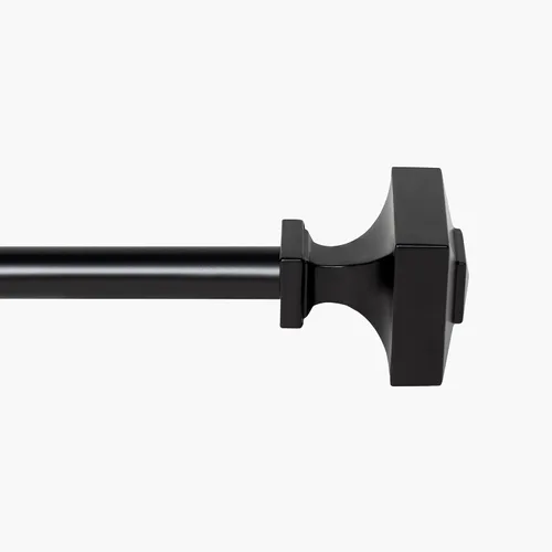 Miniatura 18 de Deco Window - Varilla ajustable para cortinas para ventanas de 18 a 44 pulgadas, poste de hierro de 1 pulgada extendible de alta resistencia