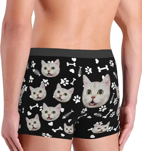 Miniatura 3 de Nsipan Ropa interior personalizada para hombres, calzoncillos tipo bóxer para novio, marido