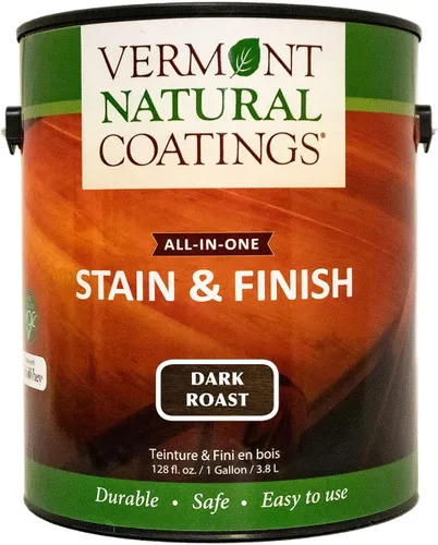 Miniatura 23 de Vermont Natural Coatings PolyWhey Stain & Finish - Westfield Walnut - Cuarto de galón Westfield Nogal
