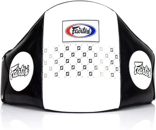 Miniatura 5 de Fairtex BPV1 Muaythai Training Belly Pad Protección central para entrenadores en boxeo, Muay Thai, Kickboxing Cuero Syntek Máxima durabilidad