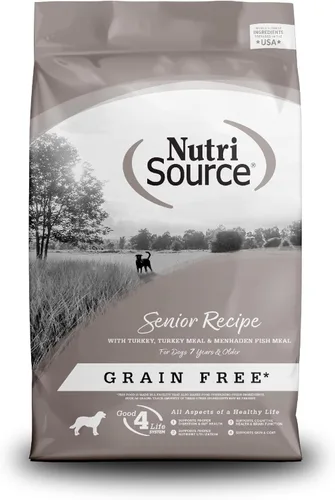 Miniatura 11 de NutriSource Alimento seco para perros mayores, pollo y arroz, 4 libras