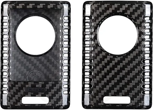 Miniatura 7 de Funda para llavero de fibra de carbono genuina para Chevrolet Captiva Corvette C7 Stingray Coupe Smart Car Remote Key Fob Case para hombres mujeres