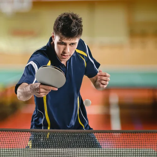 Miniatura 6 de Senston Paletas de ping pong, juego de 2 raquetas de tenis de mesa prémium con 3 pelotas de ping pong para jugar en interiores y exteriores