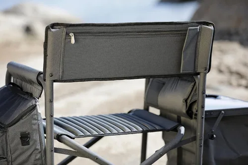 Miniatura 4 de Picnic Time Fusion – Silla plegable, Gris/Negro Gris Oscuro con Acentos Negros