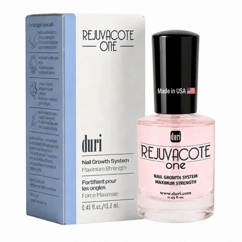 Miniatura 10 de Duri Rejuvacote 1 Nail Growth System + 791 Berry Margarita Neon Purple Nail Polish Bundle - Nail Strengthener & Bold Semi-Matte Color Duo, Summer