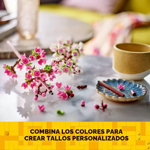 Miniatura 5 de LEGO Juego de Construcción de Flores de Cerezo para Niños, Niñas y Niños, Edades 8+ - Decoración Artificial de Flores de Cerezo para el Hogar