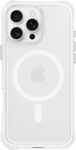 Miniatura 35 de ORNARTO Air Case para iPhone 16 Pro Max Transparente, Compatible con MagSafe, Funda de Protección contra Caídas de Grado Militar con Air-Pink Rosa