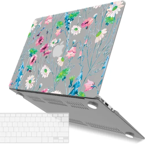 Miniatura 21 de IBENZER - Funda para MacBook Air de 13 pulgadas A1466 A1369, funda de carcasa dura con cubierta de teclado para Apple Mac Air 13 versión antigua