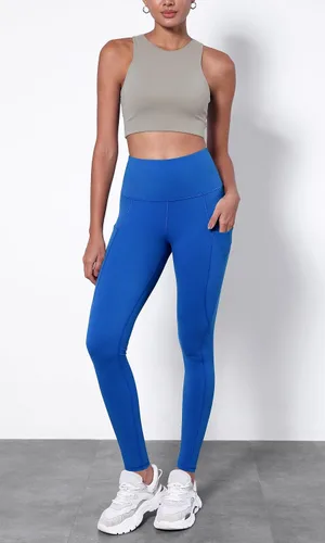 Miniatura 3 de ODODOS - Leggings capri de cintura alta, con bolsillos, control de abdomen, para mujer, no se transparentan, para yoga, entrenamiento, deportes