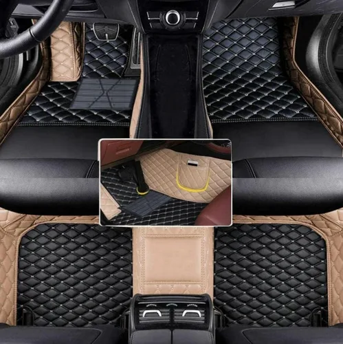 Miniatura 8 de Alfombrillas de cuero completas a medida para auto - Mejora el interior de tu vehículo con forros de piso específicos para vehículos - Perfectas