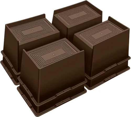 Miniatura 17 de ANNKUT Elevadores de cama de 2 pulgadas, resistentes, elevadores de sofá de gran tamaño, elevadores de muebles extra anchos para sofá, mesa