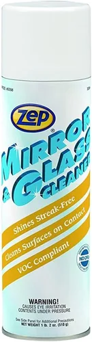 Miniatura 2 de Zep Aerosol de plexiglás, espejo y vidrio, 18 onzas (caja de 12) 9801 - Limpiador de grado profesional