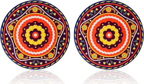 Miniatura 8 de Salvamanteles de cerámica para ollas y sartenes calientes, tapetes grandes resistentes al calor con base de corcho, salvamanteles para platos