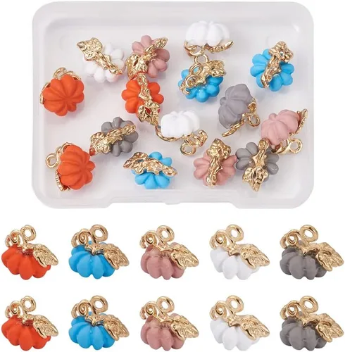 Miniatura 10 de Mega Pet Colgantes de Halloween Fantasma blanco con linterna de calabaza