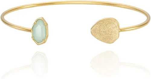 Miniatura 33 de OZEL - Pulseras para mujer, chapados en oro real de 18 quilates, pulseras de oro de cristal colorido para regalos