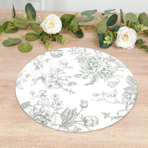 Miniatura 36 de Efavormart - Paquete de 50 platos redondos de bagazo biodegradables blancos de 7 pulgadas, compostables, ecológicos, desechables, aperitivos, Tipo 17