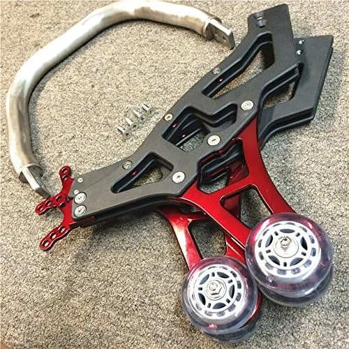 Miniatura 5 de XKMT-Universal Racing Sport Rear Combo Wheel Lift Stands Paddock Stands Rojo [B01442B0BM]