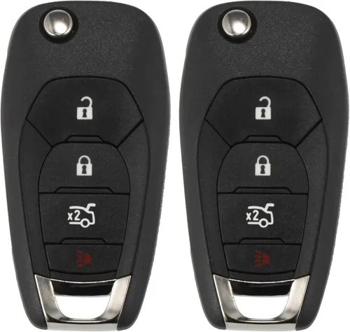 X AUTOHAUX 2 unids 315MHz LXP-T003 reemplazo sin llave de entrada remota llavero de coche para Chevy Cruze 2016 2017 2018 2019 4 botones proximidad