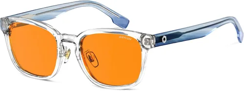 Miniatura 19 de ANYLUV Gafas de luz azul para hombres y mujeres, gafas de juegos de computadora, antifatiga ocular, ligeras, con bloqueo de luz azul