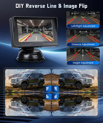 Miniatura 6 de Cámara de coche de bebé para asiento trasero HD con visión nocturna, ángulo de visión ajustable, fácil instalación, cámara giratoria de 360°