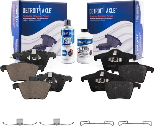 Miniatura 43 de Detroit Axle - Pastillas de Freno Delantero para Mercedes- Benz C230 C250 C300 SLK250, Pastillas de Freno Cerámica w/Reemplazo de Hardware