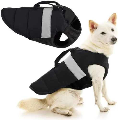 Arnés de elevación con chaleco acolchado Gooby para perro - Negro, X-Pequeño