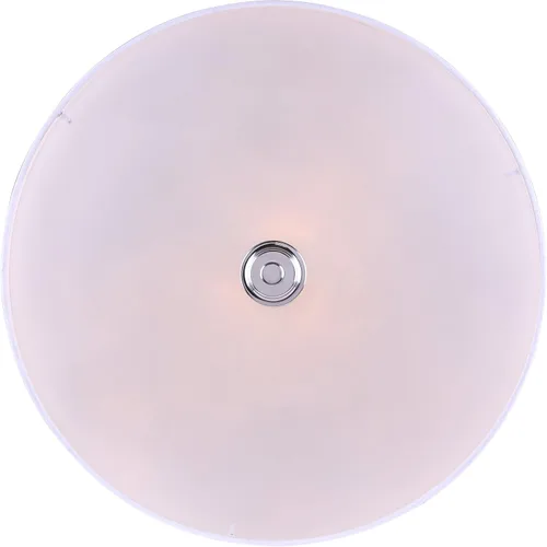 Miniatura 6 de Canarm Ballard - Candelabro de tambor de 3 luces, acabado cromado con pantalla blanca, iluminación de altura ajustable de 16 pulgadas para comedor