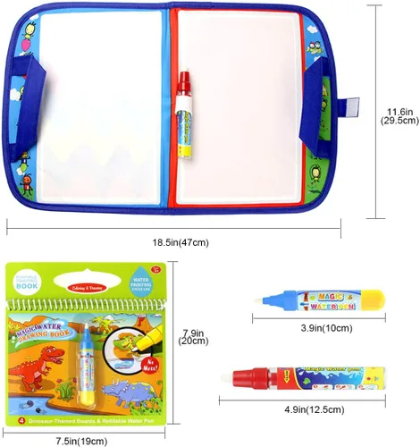 Miniatura 2 de Alfombrilla de dibujo portátil para dibujar con bolígrafo, juguete educativo de pintura para niños pequeños