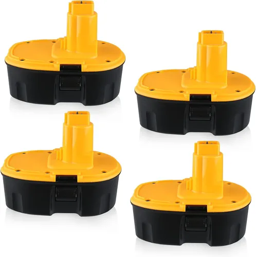 4800mAh DC9096 Batería de repuesto para Dewalt 18V XRP Batería NI-MH DC9099 DC9098 DW9099 DW9098 DW9098 Compatible con Dewalt 18V Cargadores de