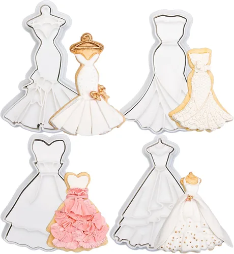 Miniatura 6 de Princess Carriage - Cortador de galletas para hornear con sello 3D, accesorios de ácido poliláctico (PLA) para regalos, decoración para fiestas