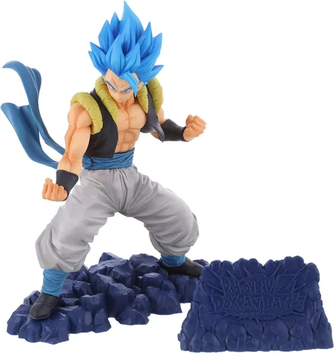 Banpresto 81843 Dragon Ball Z Dokkan Battle 5th Anniversary SSGSS Gogeta Figura, varios colores