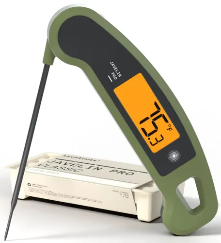 Miniatura 10 de Lavatools Javelin® PRO Classic Termómetro digital profesional de lectura instantánea de 2 segundos para parrilla y cocina, pantalla retroiluminada