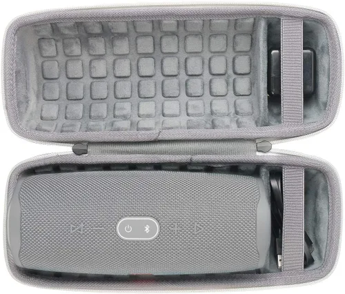 Miniatura 16 de co2CREA Funda de viaje rígida de repuesto para altavoz Bluetooth impermeable JBL Charge 4 / Charge 5 (funda negra)