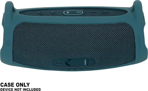 Miniatura 5 de Alltravel - Funda de silicona para JBL Charge 5, altavoz Bluetooth portátil, solución de protección completa portátil, piel personalizada