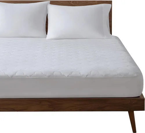 Miniatura 8 de Sleep Philosophy - Protector de colchón de algodón para cama individual, funda de colchón acolchada Classic Cloud, cubrecolchón natural