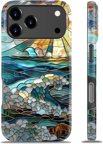 Miniatura 173 de Goodon para iPhone 17 Pro, Funda Estética de Gato Negro y Niña Naranja, Compatible con Magsafe, Funda Protectora Retro Única y Moderna de Silicona