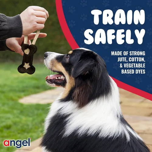Miniatura 4 de Juguete de cuerda de hueso para perros, perfecto para perros XS - SM Juguetes duraderos para perros Estimulación interactiva y mental Hecho a