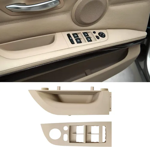 Miniatura 7 de Jaronx Kit de repuesto para manija de puerta BMW Serie 3 E90/E91, cubierta exterior del lado del pasajero+tirador de puerta para BMW 316 318 320 323