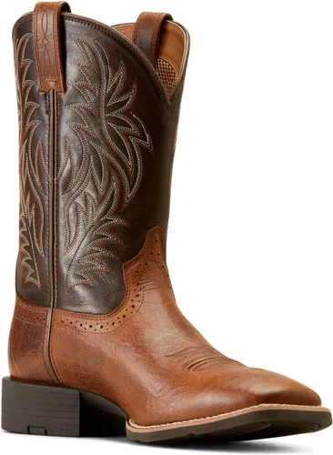 Miniatura 3 de Ariat Botas vaqueras deportivas con punta cuadrada ancha para hombre