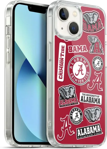 Miniatura 295 de Head Case Designs Funda de gel suave con licencia oficial de la Universidad de Alabama UA Collage compatible con Apple iPhone 13 Pro Max