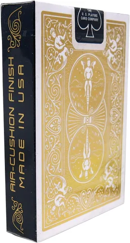 Miniatura 2 de Bicycle Rider Back - Juego de cartas MetalLuxe, edición Gold Foil