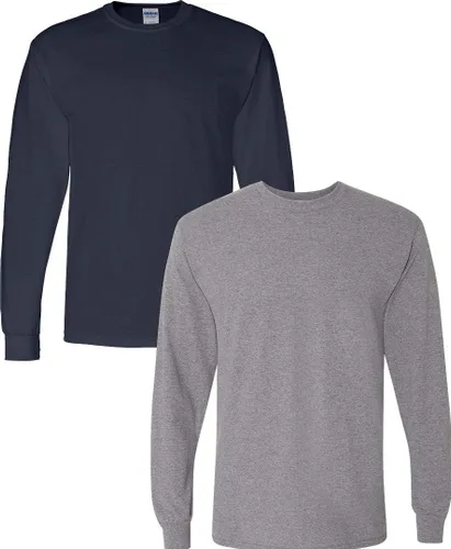 Miniatura 18 de Gildan - Camiseta DryBlend de manga larga para adulto, estilo G8400, paquete de 2