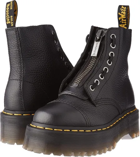 Miniatura 7 de Dr. Martens Botas de plataforma de piel Sinclair de 8 ojales para mujer