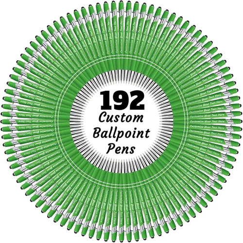 Miniatura 60 de 12 bolígrafos personalizados a granel, bolígrafos personalizados con grabado personalizado con nombre o texto, regalo ideal de aniversario