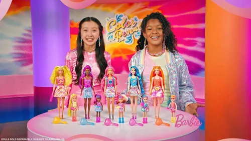 Miniatura 2 de Barbie Color Reveal - Muñeca pequeña y accesorios, serie de teñido anudado neón, 6 sorpresas, 1 muñeca Chelsea (los estilos pueden variar)
