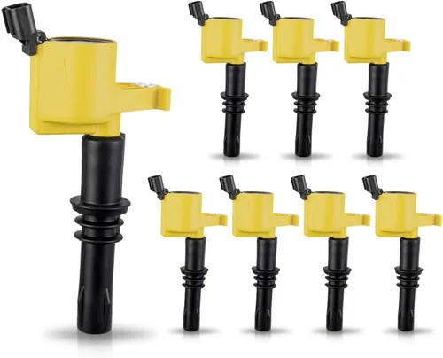 ENA Juego de 8 bobinas de encendido de arranque recto compatibles con Ford Lincoln Expedition Explorer F-150 Super Duty Mustang Mountaineer 4.6l 8