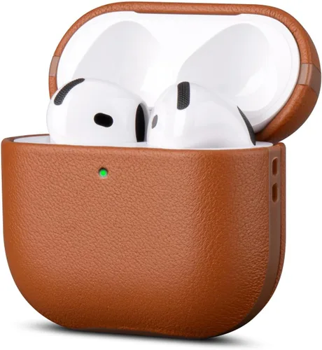 Miniatura 12 de Funda de cuero Lopie para AirPods de 4ª Generación - Funda para AirPods 4 hecha a mano - Hecha de cuero real - Cubierta protectora de carcasa dura